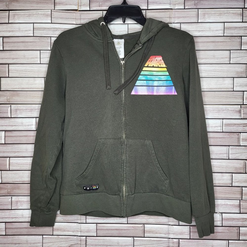 Disney Store Star Wars PRIDE‎ Collection Ladies Medium Millennium Falcon Hoodie